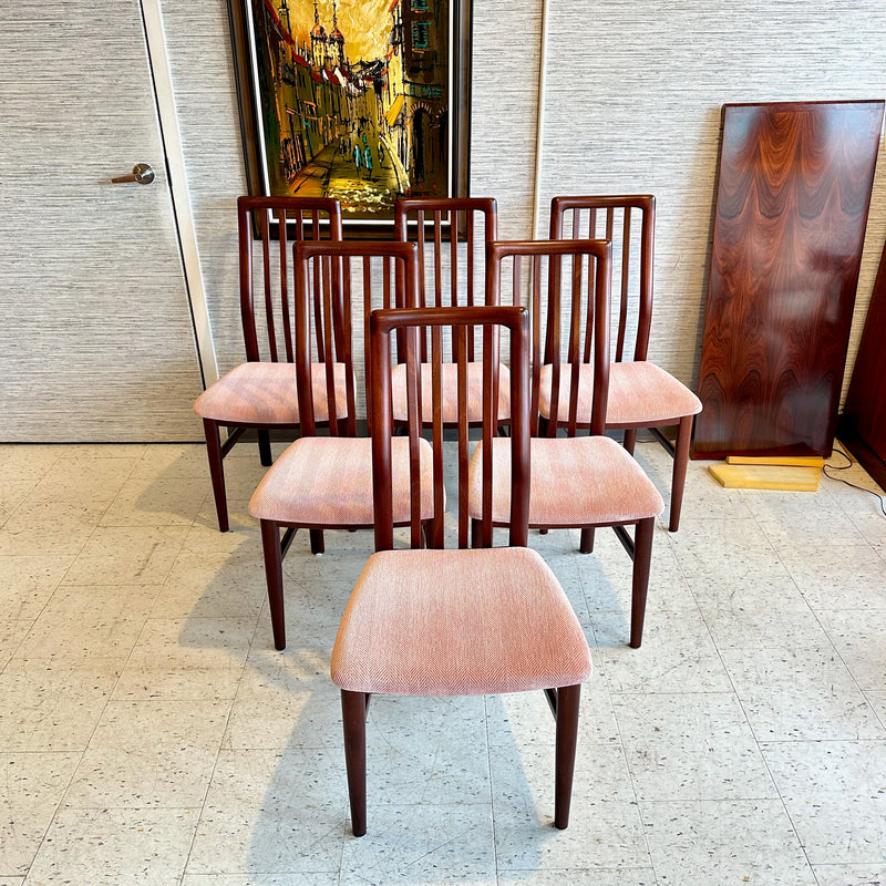 Danish Modern Rosewood Dining Chairs By Preben Schou