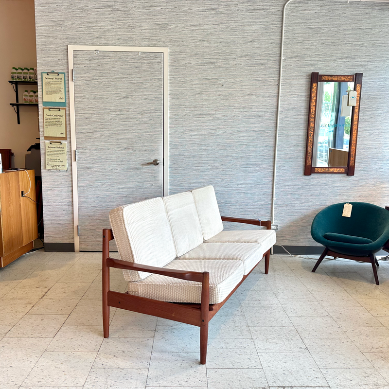 Mid-Century Solid Teak Sofa By Erik Ole Jørgensen For Tarm Stole Mobelfabrik