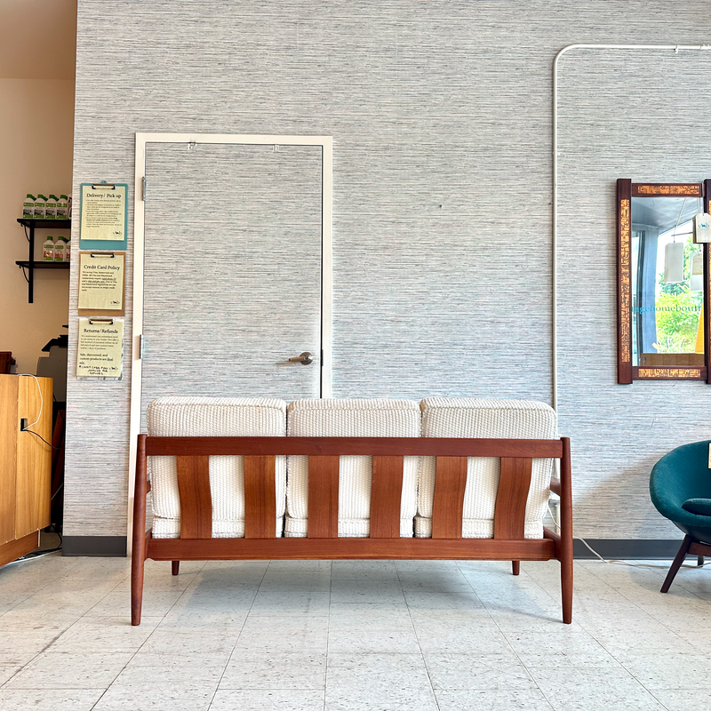 Mid-Century Solid Teak Sofa By Erik Ole Jørgensen For Tarm Stole Mobelfabrik