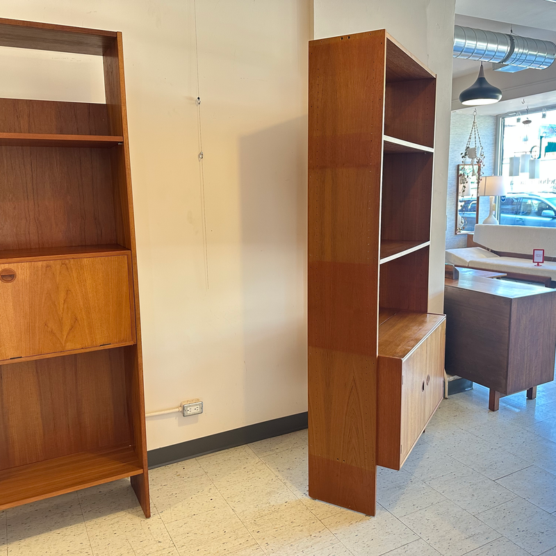 Mid-Century Teak Freestanding Wall Unit By Rud Thygesen & Johnny Sorensen