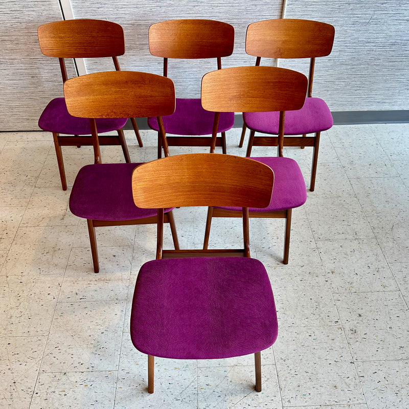 Norwegian Mid-Century Modern Dining Chairs by Gustav Bahus