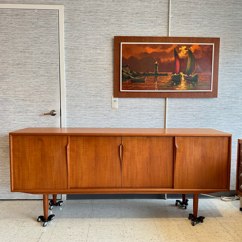 Rare Danish Modern Sideboard By Gunni Omann for Axel Christensen Odder In Teak
