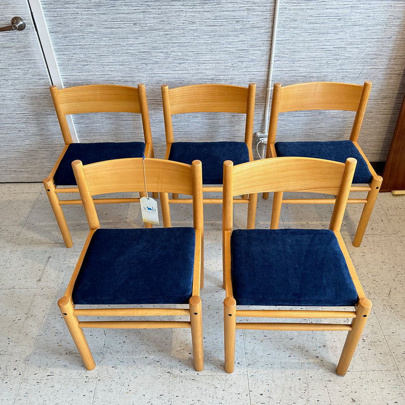 Danish Mid-Century Modern Birch Dining Chairs