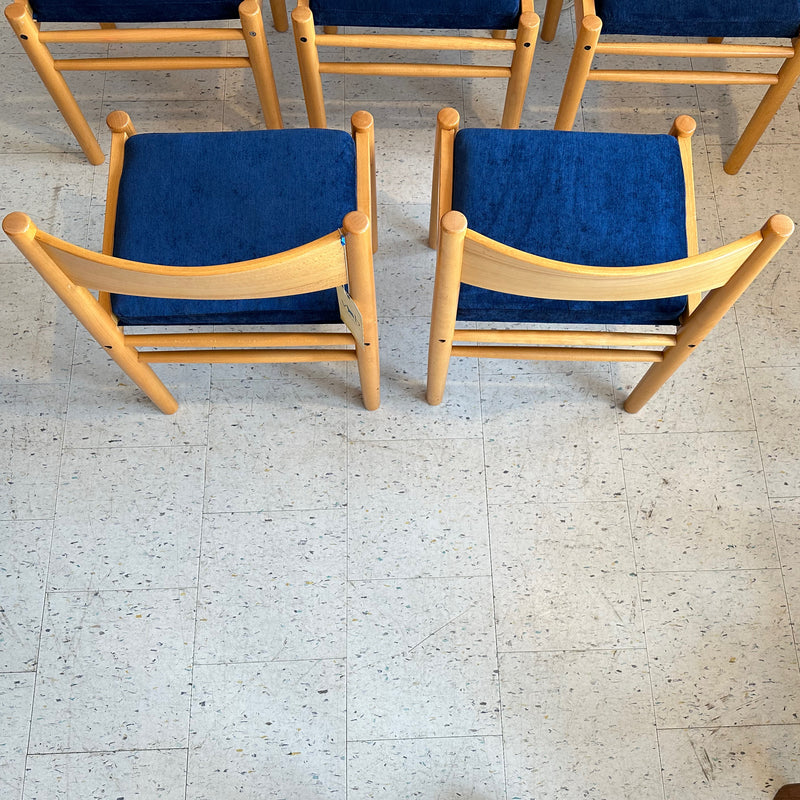Danish Mid-Century Modern Birch Dining Chairs