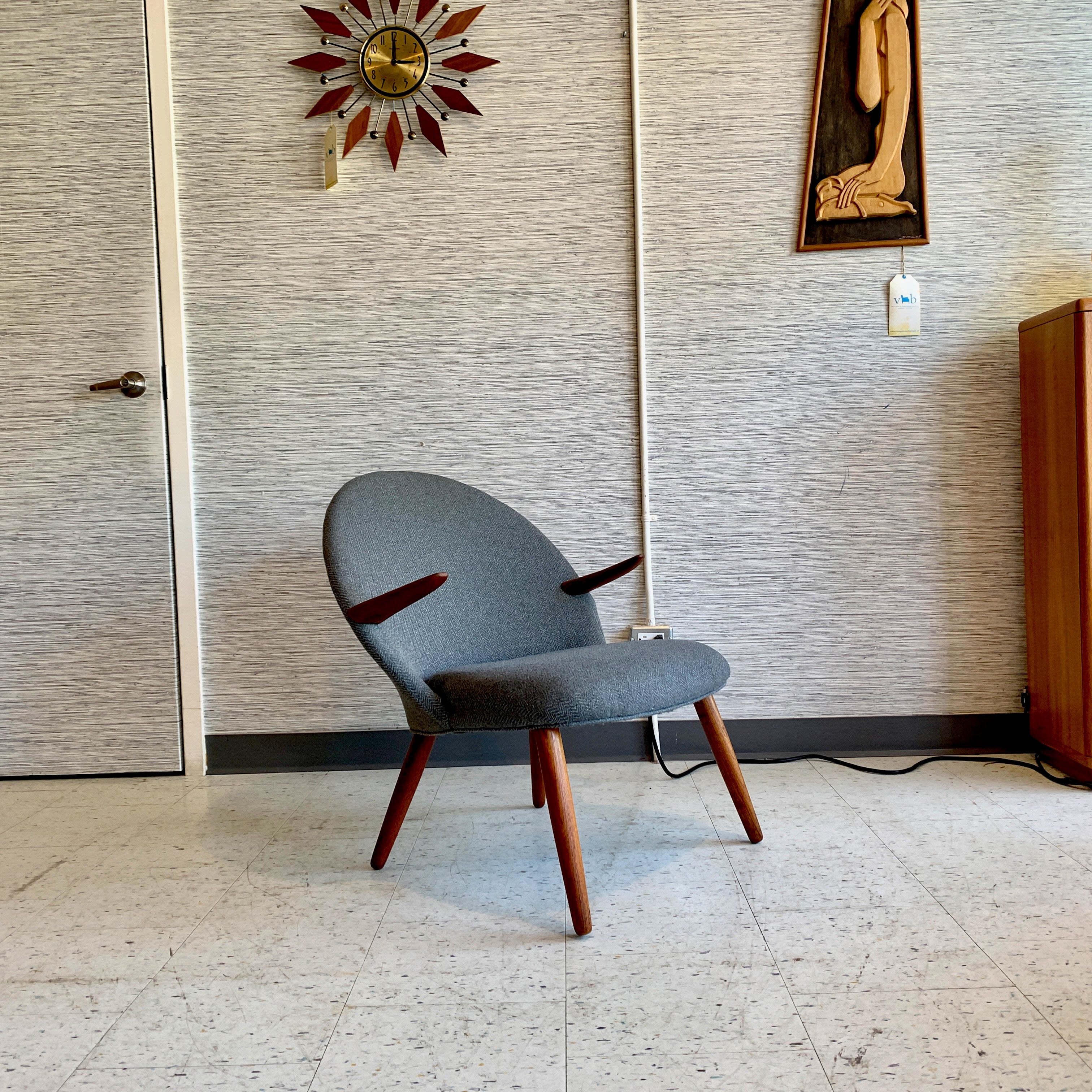 Danish Mid-Century Teak Armchair By Kurt Olsen For Glostrup