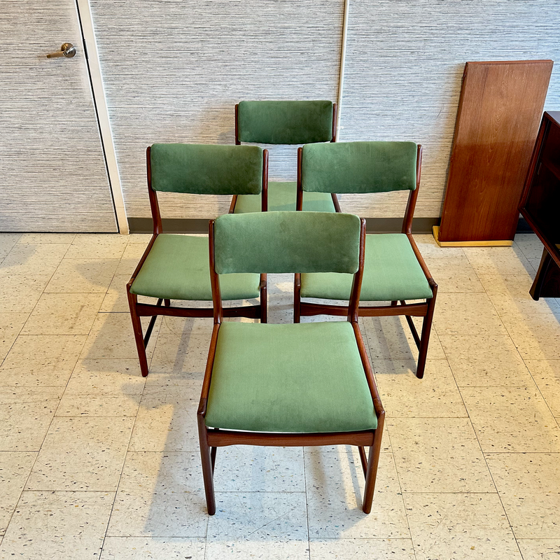 Belgian Mid-Century Modern Dining Chairs By De Coene Freres