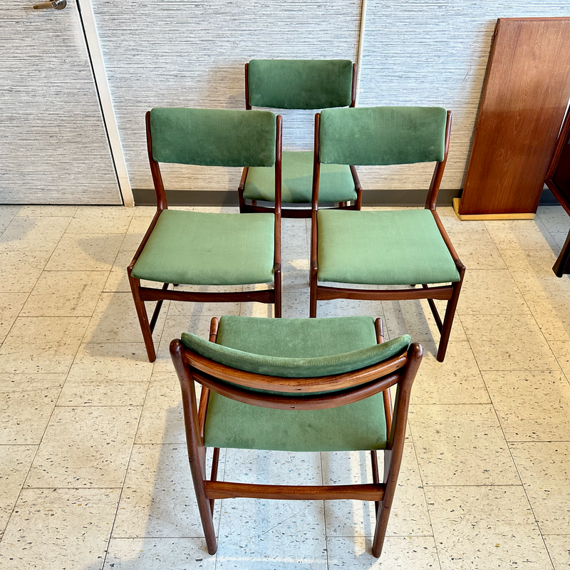 Belgian Mid-Century Modern Dining Chairs By De Coene Freres