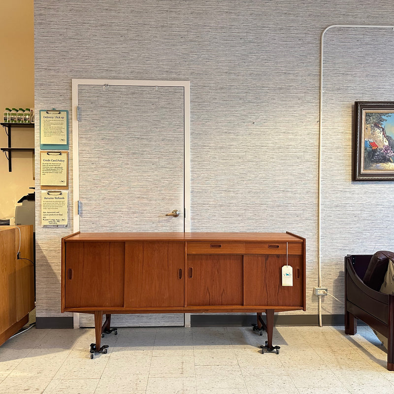 Belgian Mid-Century Teak Sideboard By OMF