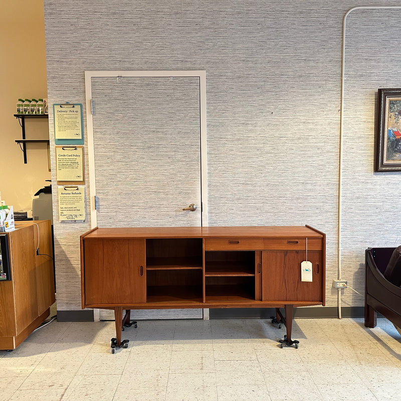 Belgian Mid-Century Teak Sideboard By OMF