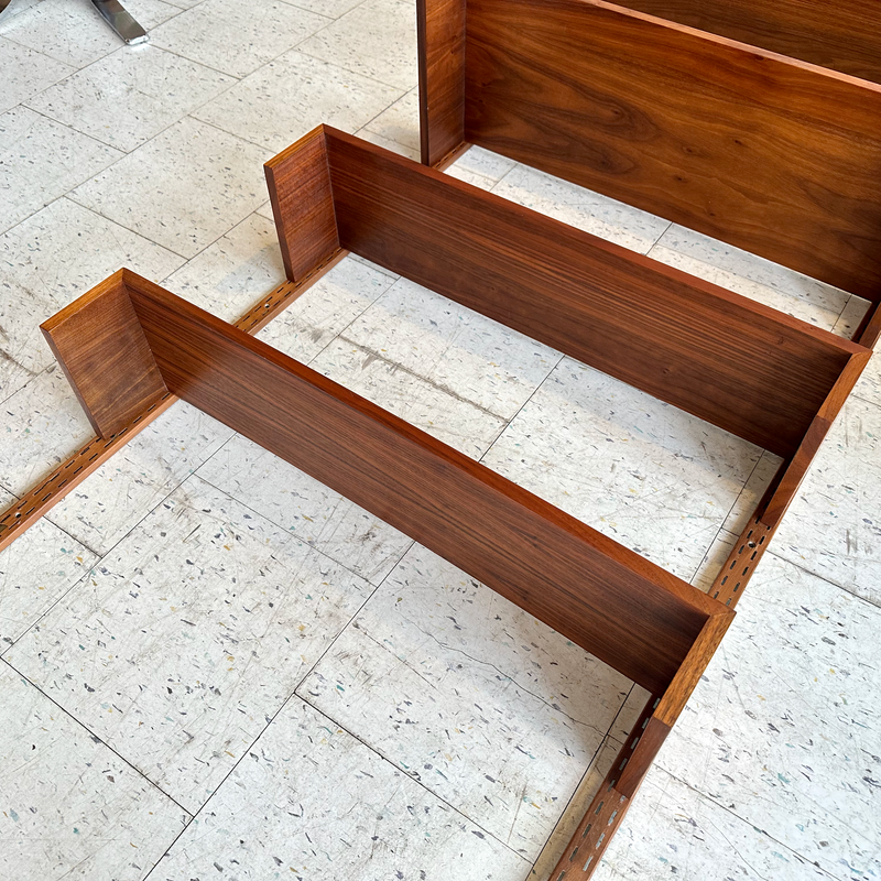 Canadian Mid-Century Modern Teak Single Section Wall Unit By REFF