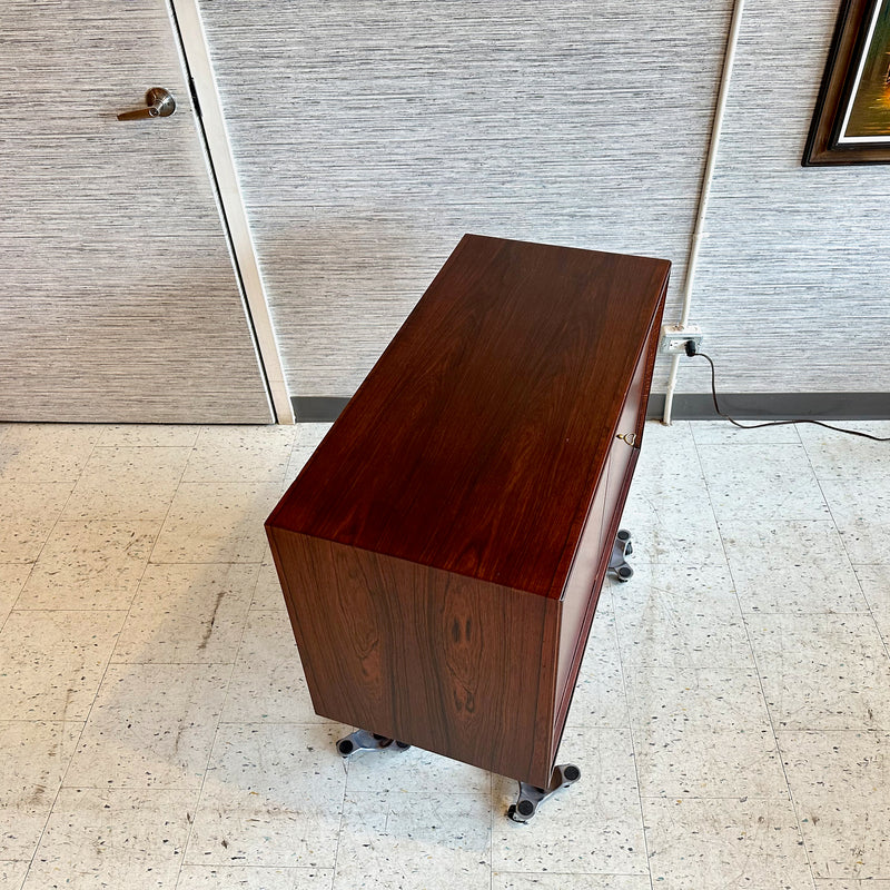 Compact Early Danish Modern Rosewood Sideboard