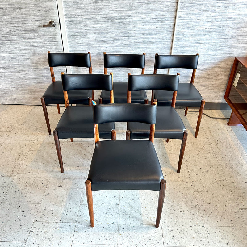 Danish Mid-Century Rosewood Dining Chairs By Madsen And Schubell