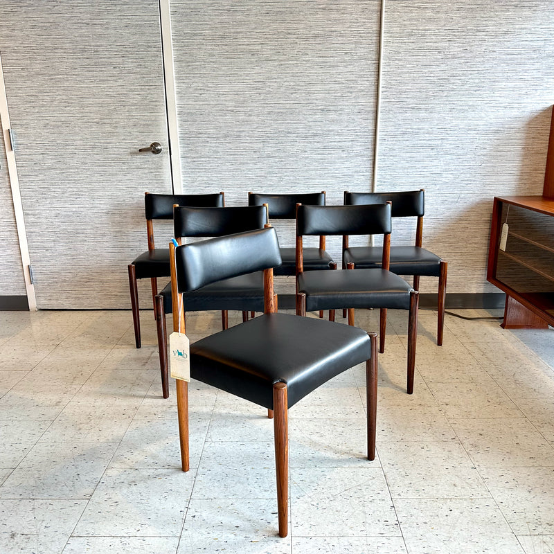 Danish Mid-Century Rosewood Dining Chairs By Madsen And Schubell