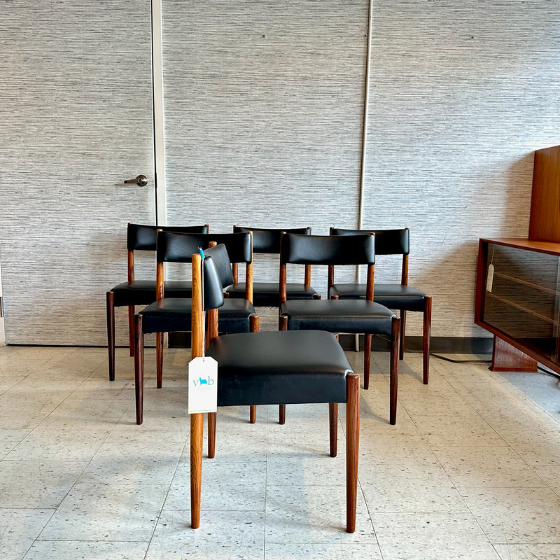 Danish Mid-Century Rosewood Dining Chairs By Madsen And Schubell