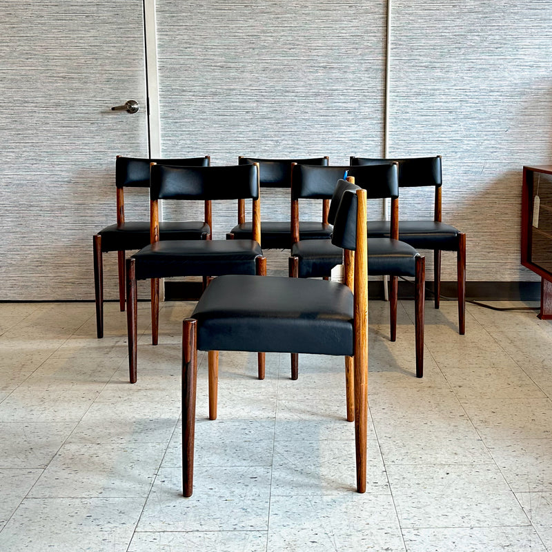 Danish Mid-Century Rosewood Dining Chairs By Madsen And Schubell