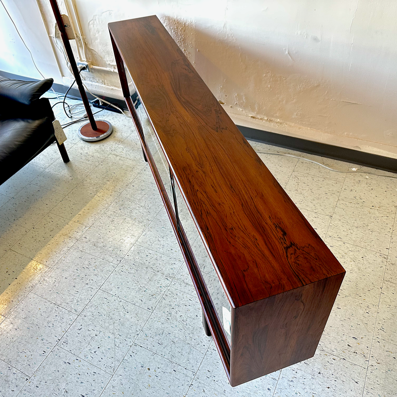Danish Mid-Century Rosewood Media Cabinet By HP Hansen