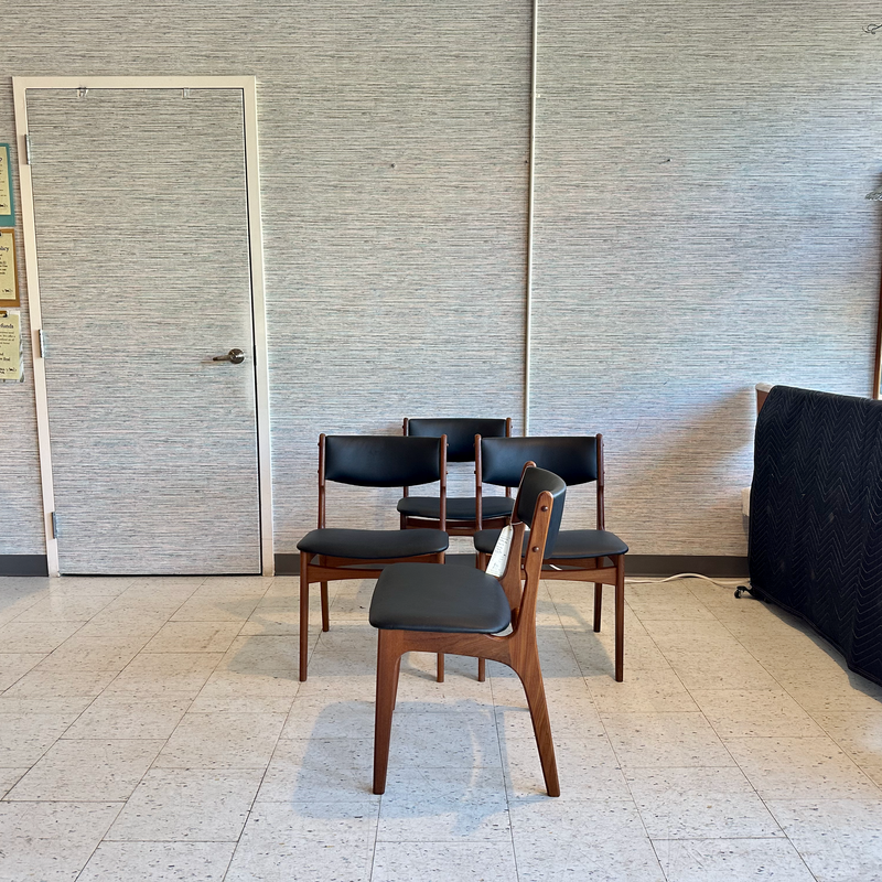 Danish Modern Dining Chairs By Frem Rojle Moblefabrik