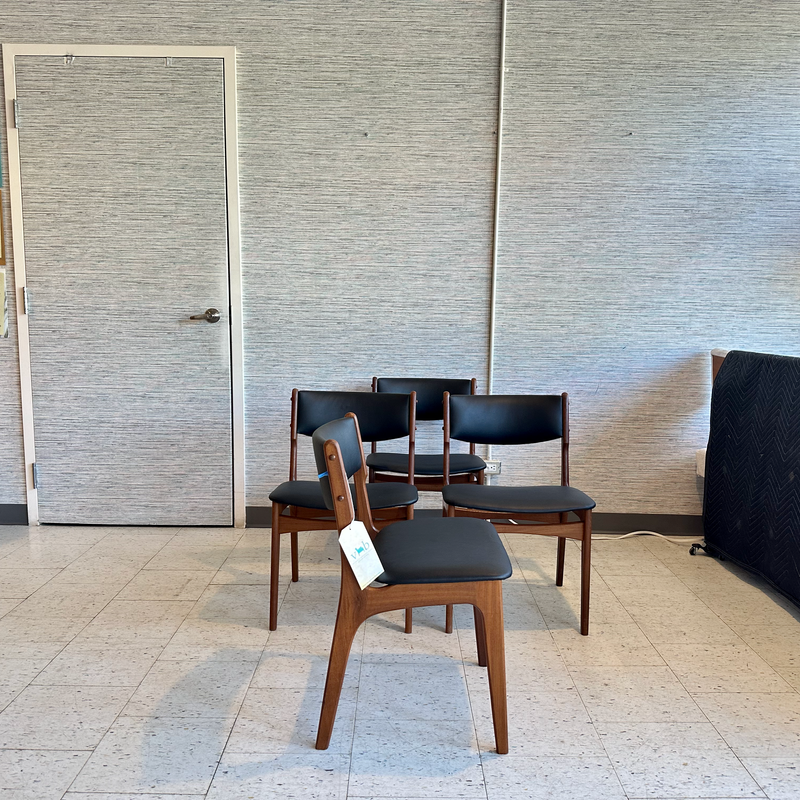 Danish Modern Dining Chairs By Frem Rojle Moblefabrik