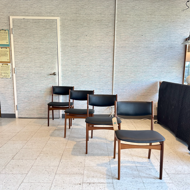 Danish Modern Dining Chairs By Frem Rojle Moblefabrik