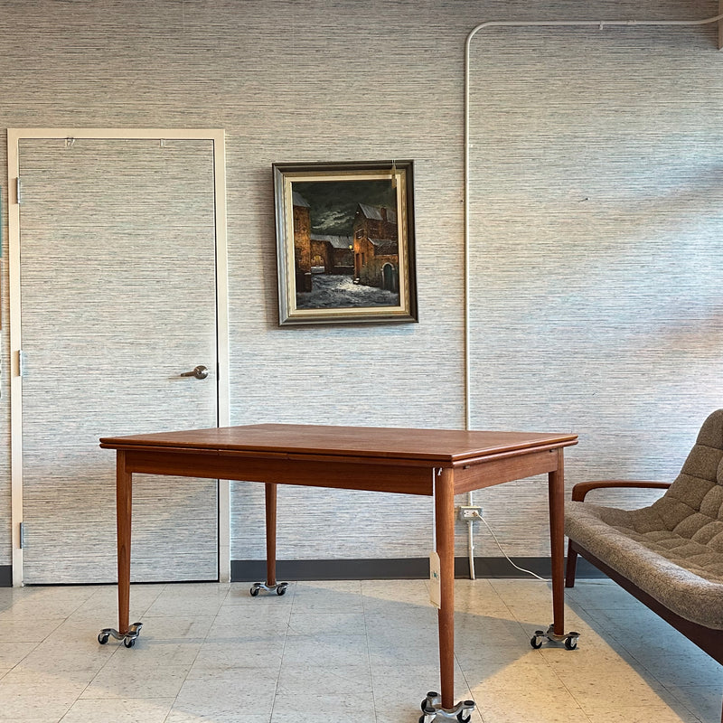 Danish Modern Extending Dining Table By Skovmand And Andersen In Teak