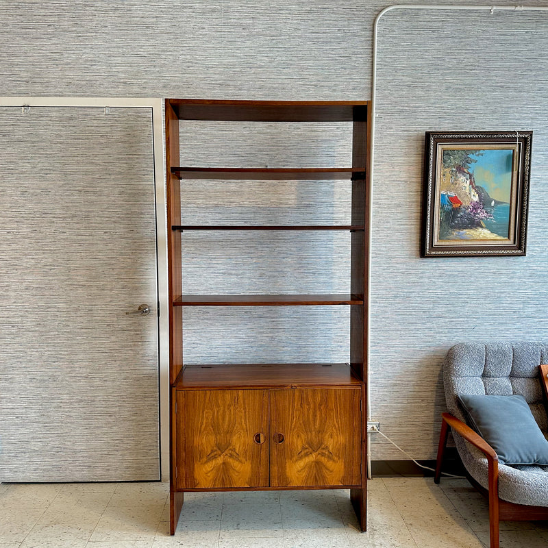 Danish Modern Freestanding Rosewood Wall Unit By Rud Thygesen & Johnny Sorensen