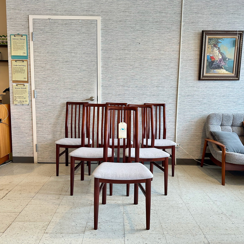 Danish Modern Rosewood Dining Chairs By Schou Andersen Mobelfabrik