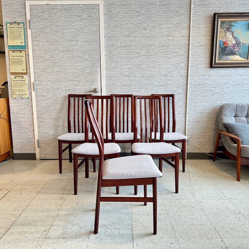 Danish Modern Rosewood Dining Chairs By Schou Andersen Mobelfabrik