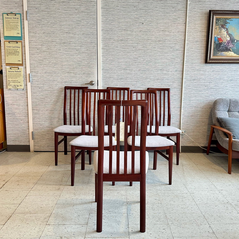 Danish Modern Rosewood Dining Chairs By Schou Andersen Mobelfabrik