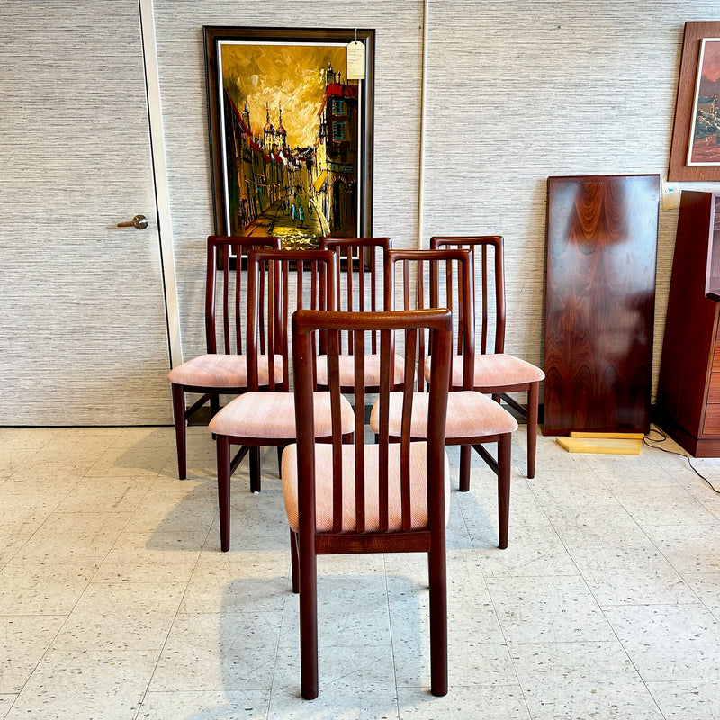Danish Modern Rosewood Dining Chairs By Preben Schou