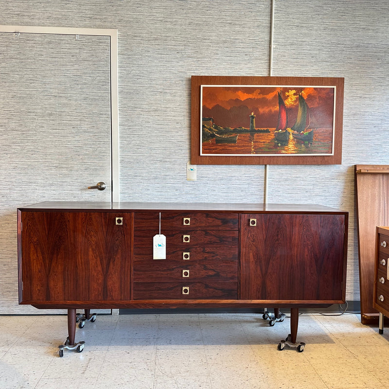 Danish Modern Rosewood Sideboard By Brouer Møbelfabrik