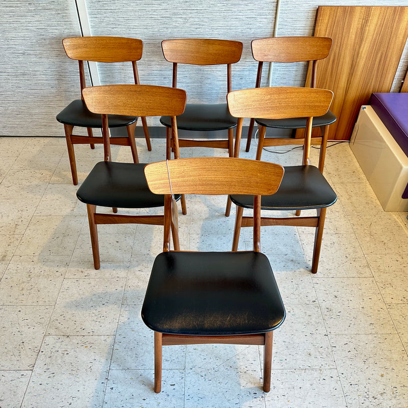 Danish Modern Teak Dining Chairs By Findahl&