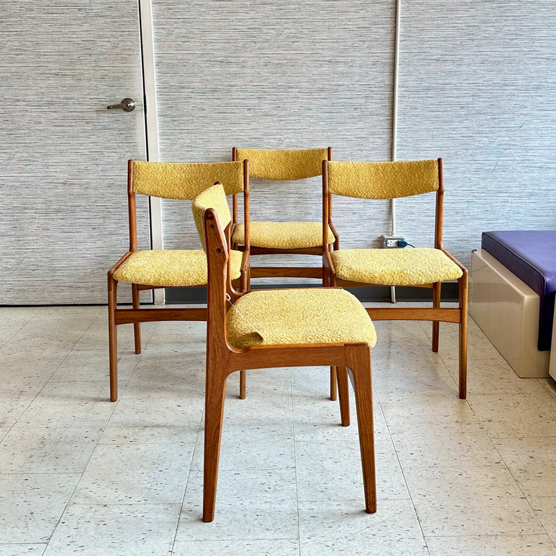 Danish Modern Teak Dining Chairs By Findahl&