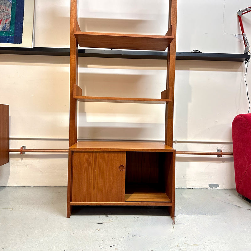 Danish Modern Teak Freestanding Wall Unit