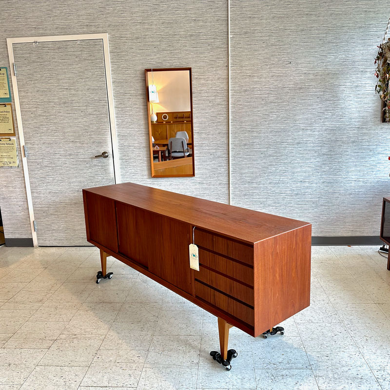 Danish Modern Teak Minimalist Sideboard