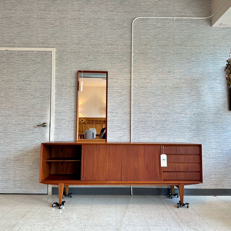 Danish Modern Teak Minimalist Sideboard