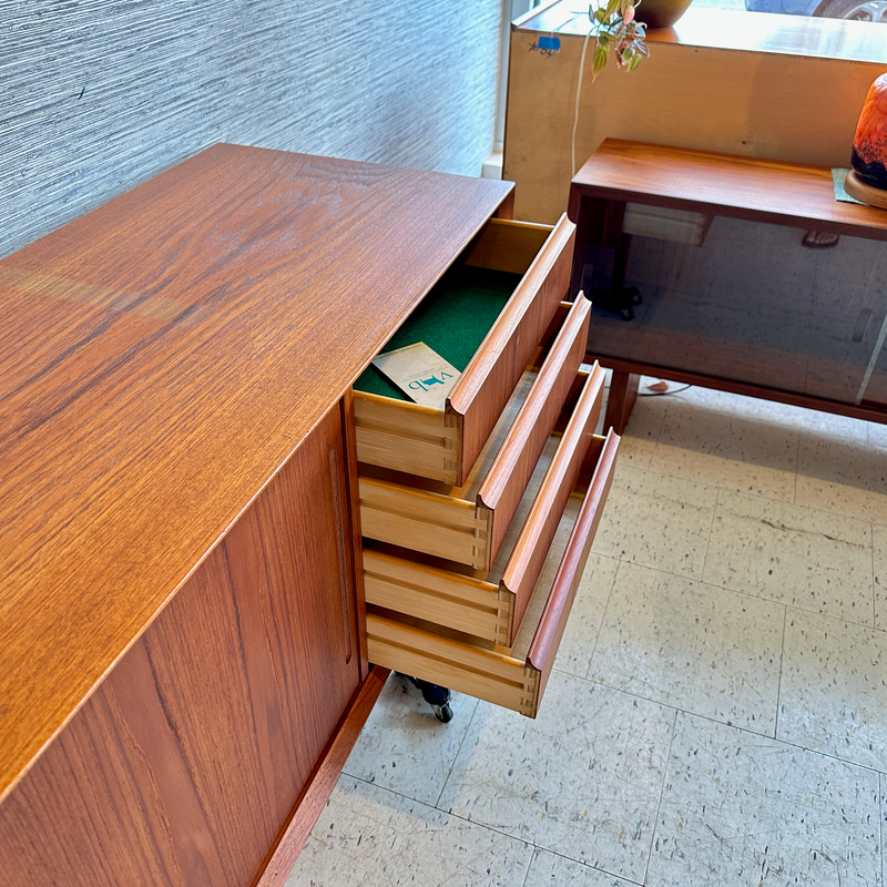 Danish Modern Teak Minimalist Sideboard