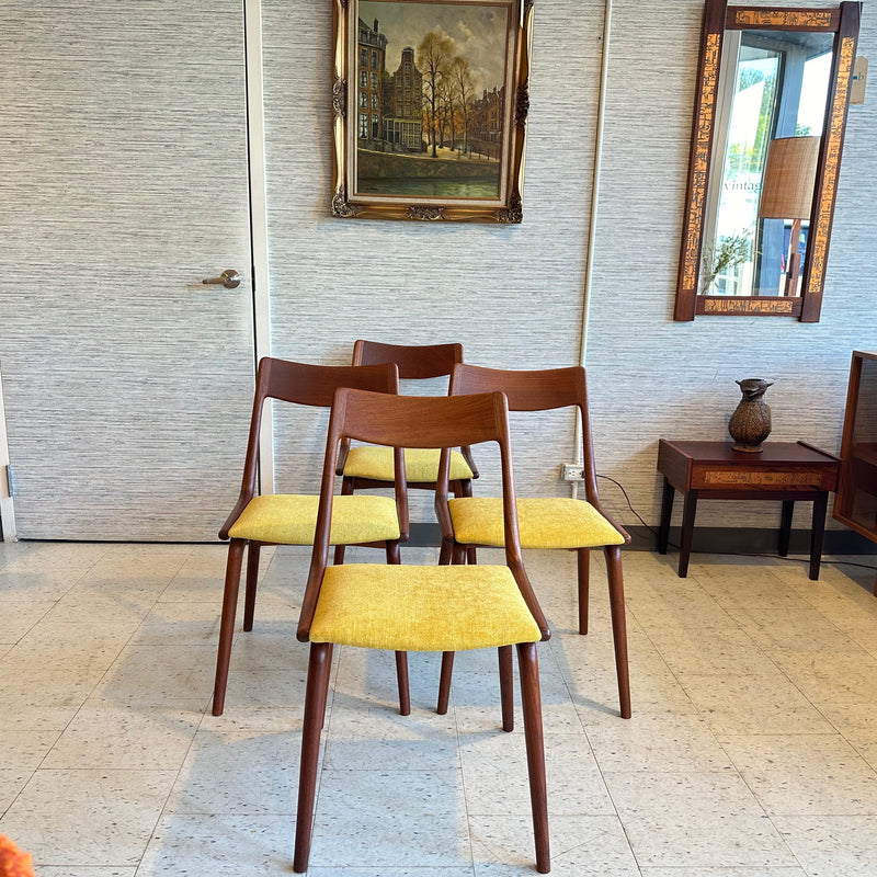 Danish Teak Dining Chairs By Erik Christiansen For Slagelse Møbelvaerk