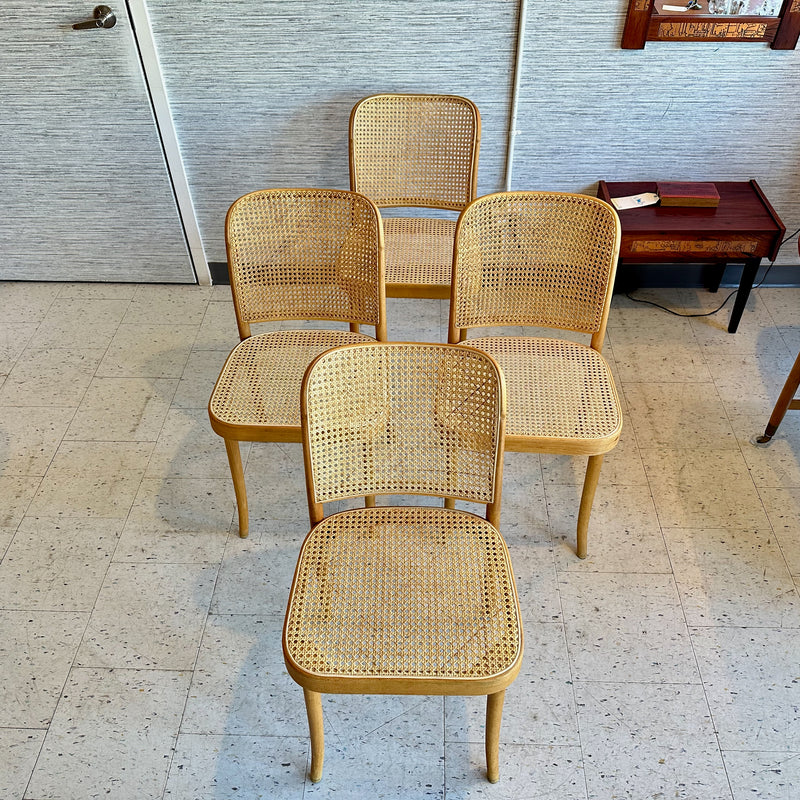 Early Model A 811 And A 811/ F Chairs by Josef Hoffmann for Thonet