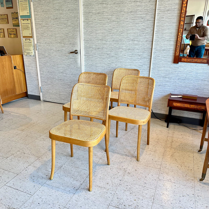 Early Model A 811 And A 811/ F Chairs by Josef Hoffmann for Thonet