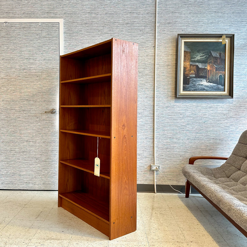 Elegant Danish Mid-Century Teak Bookcase