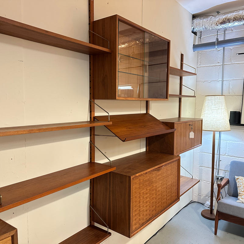 Exceptional Mid-Century Royal System Wall Unit By Poul Cadovius In Teak