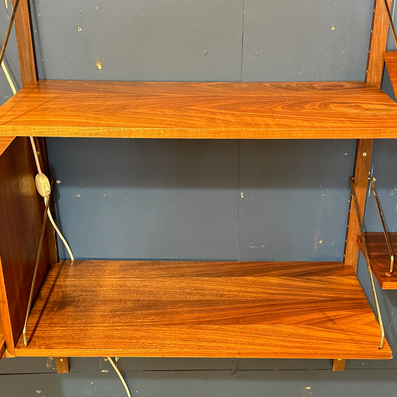 Generous 4 Section Mid-Century Royal System Wall Unit By Poul Cadovius