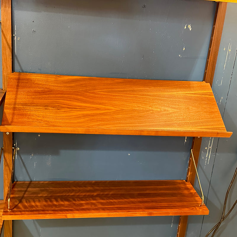 Generous 4 Section Mid-Century Royal System Wall Unit By Poul Cadovius