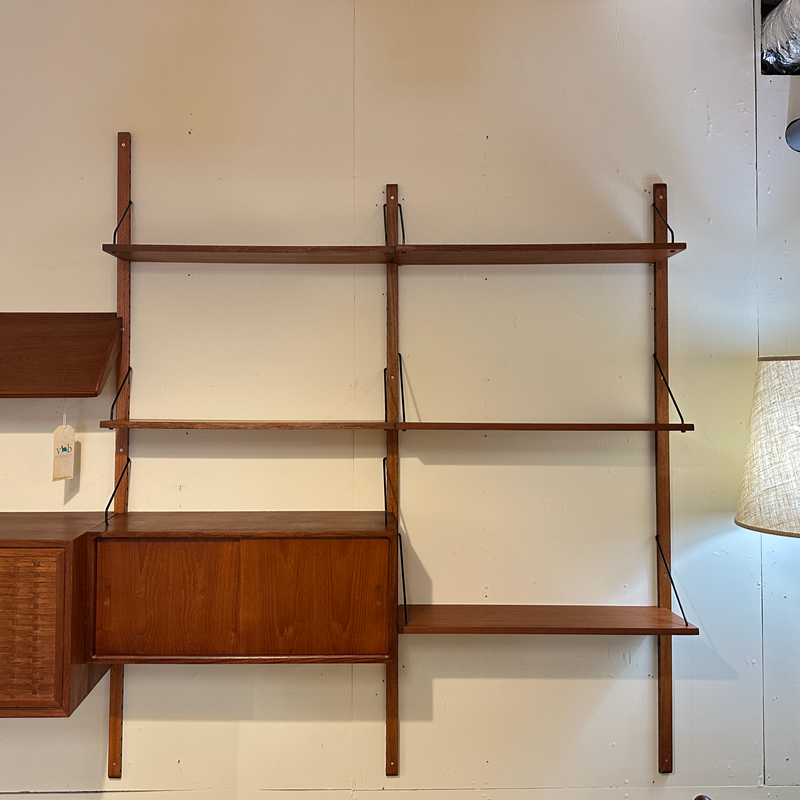 Generous Danish Mid-Century Wall Unit In Teak