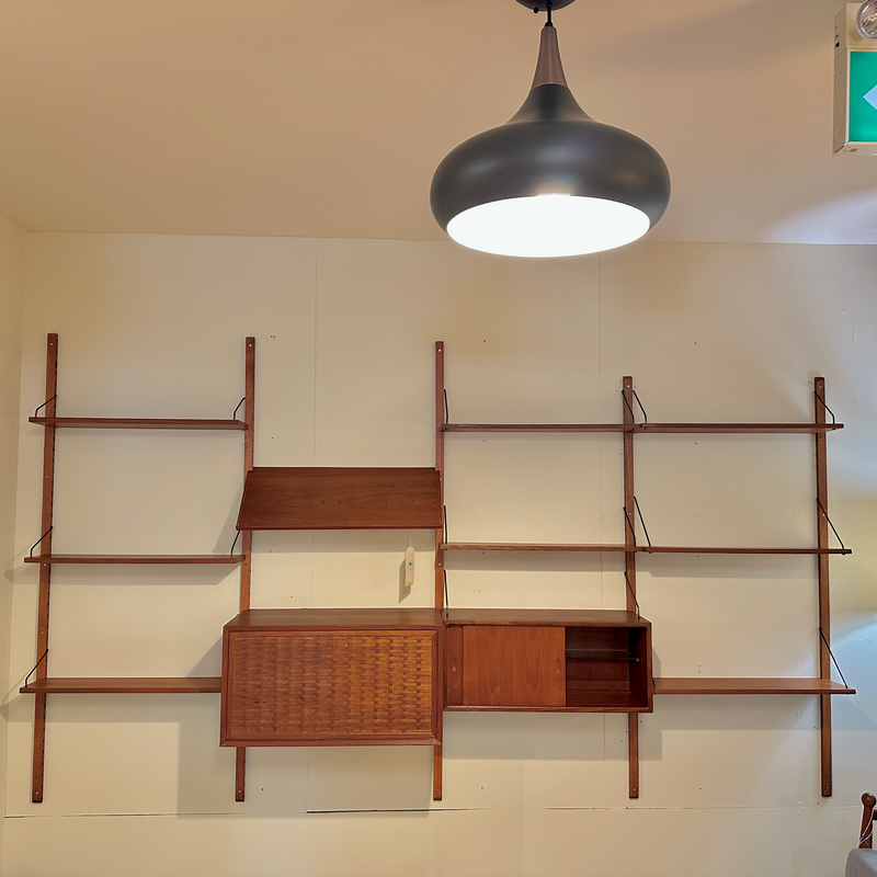Generous Danish Mid-Century Wall Unit In Teak
