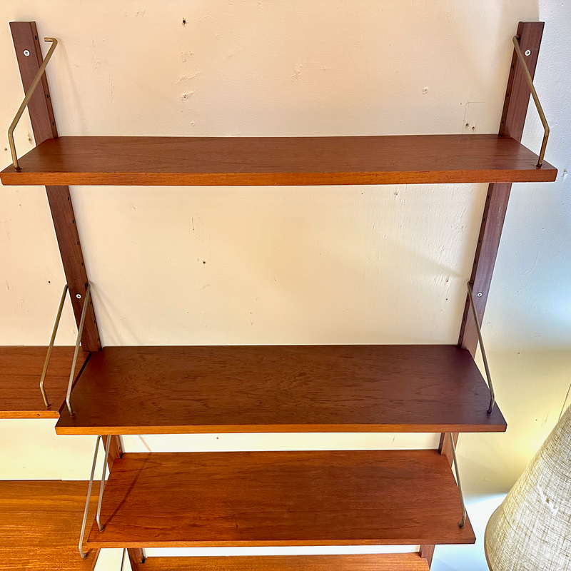 Generous Mid-Century Royal System Wall Unit By Poul Cadovius In Teak