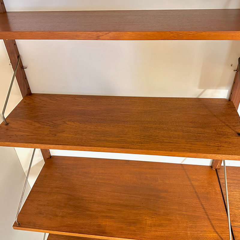 Generous Mid-Century Royal System Wall Unit By Poul Cadovius In Teak
