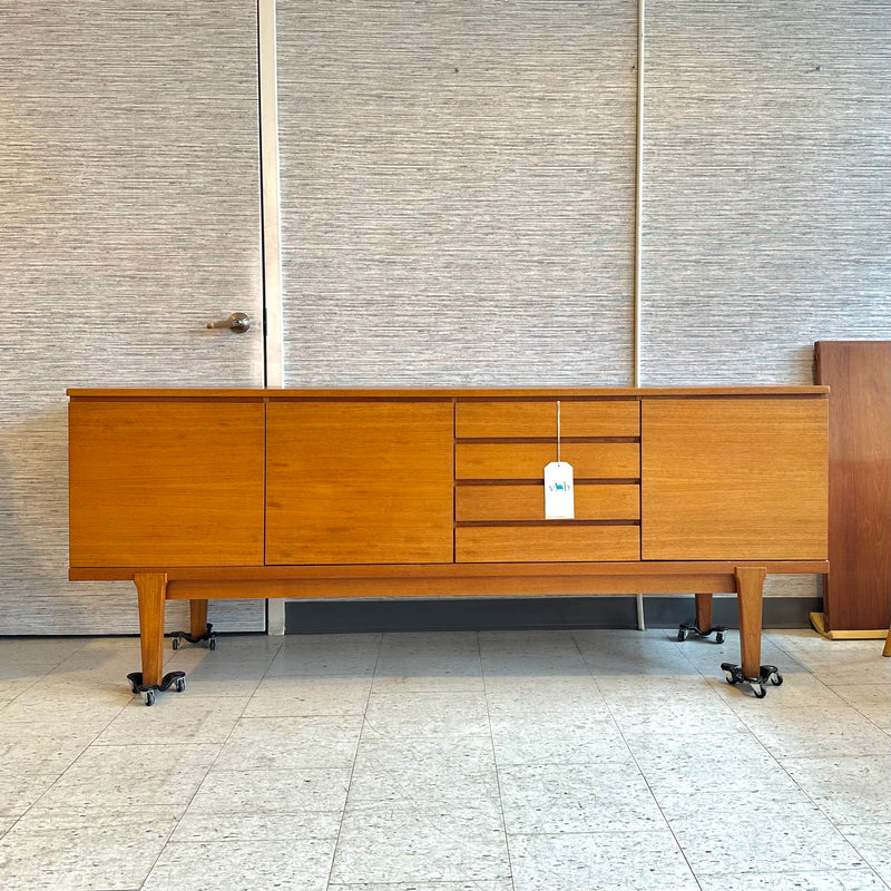 Mid-Century Danish Teak Minimalist Sideboard