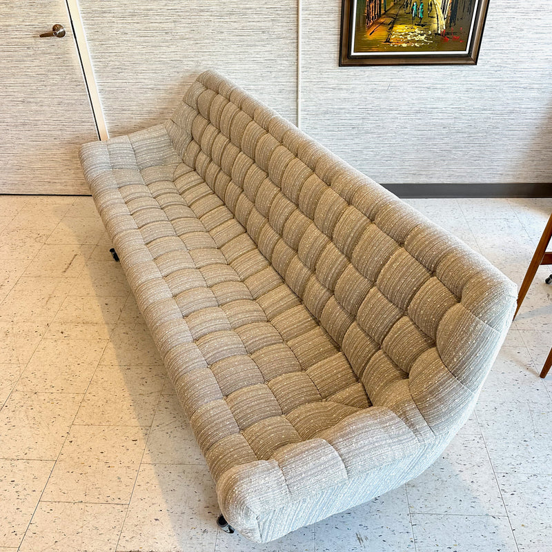 Iconic Canadian Mid-Century Teak Egg Sofa by R Huber