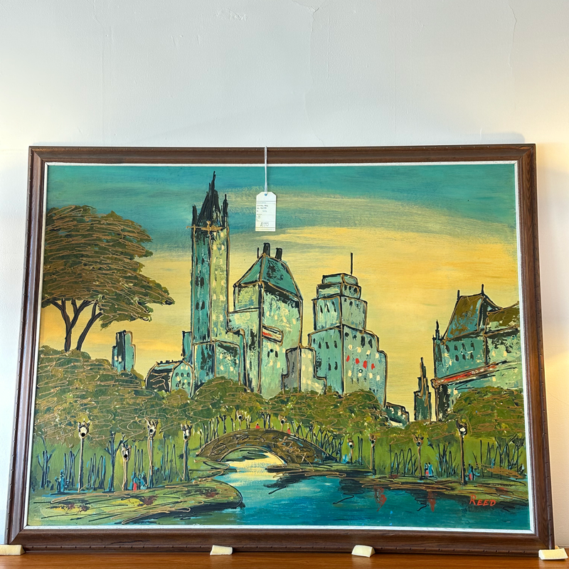 Large Mid-Century Oil Painting By Reed For Windsor Art Products